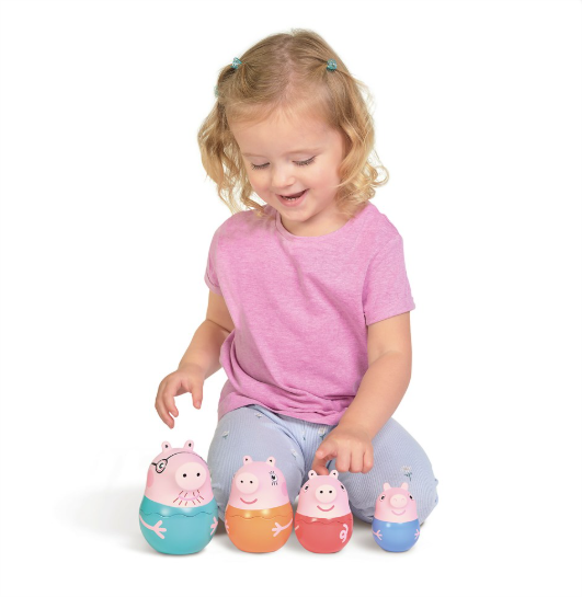 Peppa Pig Nesting Family Bath Toy