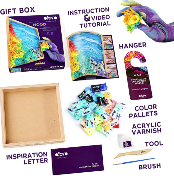 Okto Sensory Art 3D Mood: Ocean Calm Art & Craft