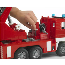 Load image into Gallery viewer, Bruder Man TGA Fire Engine with water Pump &amp; Light &amp; Sound Module
