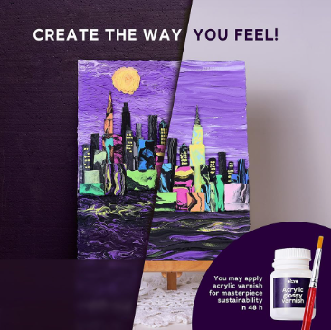 Okto Sensory Art 3D Creative Set: New York Skyline Art & Craft