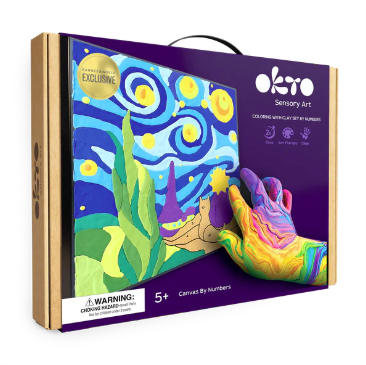 Okto Sensory Art Colour By Numbers: Little Prince Starry Night Art & Craft