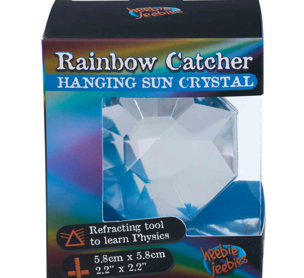 Heebie Jeebies Rainbow Prism Crystal Sun Catcher