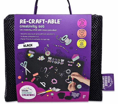 Little Change Creators Re-CRAFT-able BLACK Creative Set Art & Craft