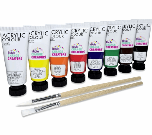 Little Change Creators PLAYFUL PAINT Art Starter Kit Art & Craft