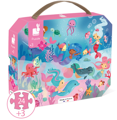 Janod Mermaids Puzzle 24pc puzzles
