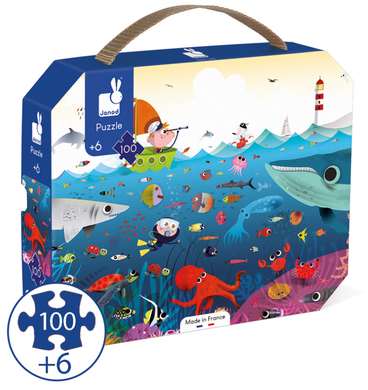 Janod Underwater World Puzzle 100pc Puzzle