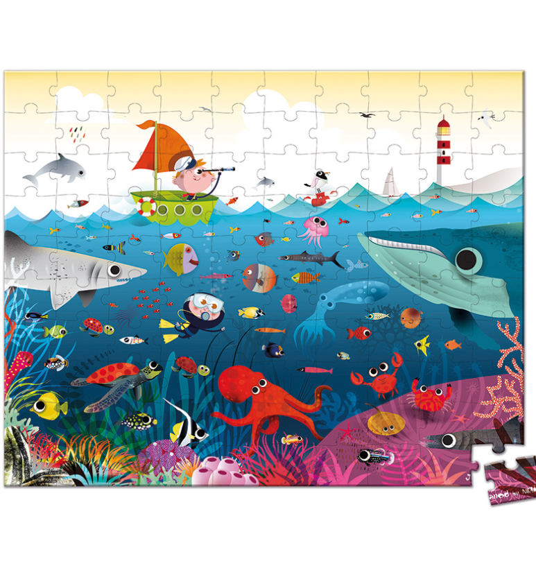Janod Underwater World Puzzle 100pc Puzzle