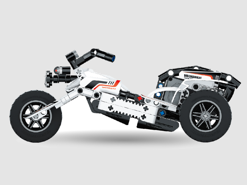 iM. Master Pullback Motorbike 198pc 5814