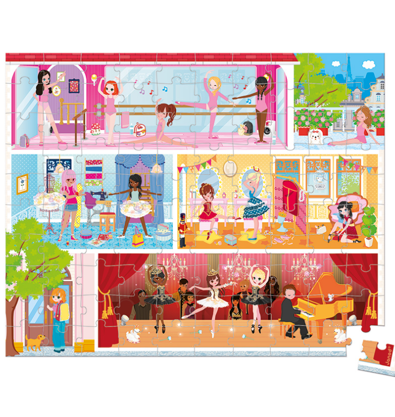 Janod Dance Puzzle 100pc Puzzle