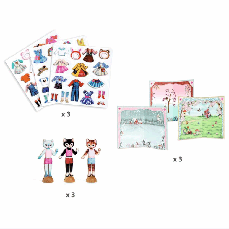 Djeco Little Wardrobe Collage Set Art & Craft Kits