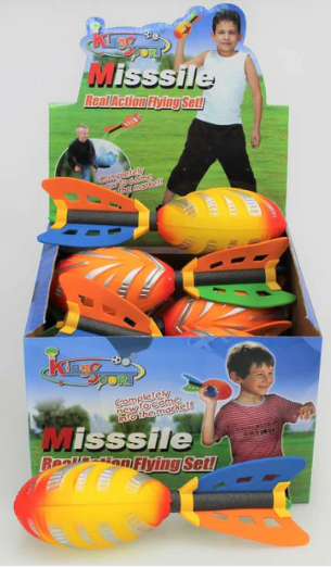 Soft Foam Flying Missile Outdoor Play