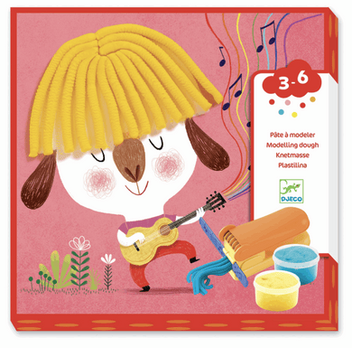 Djeco Modelling Dough Curls & Straight Hair Art & Craft Kits
