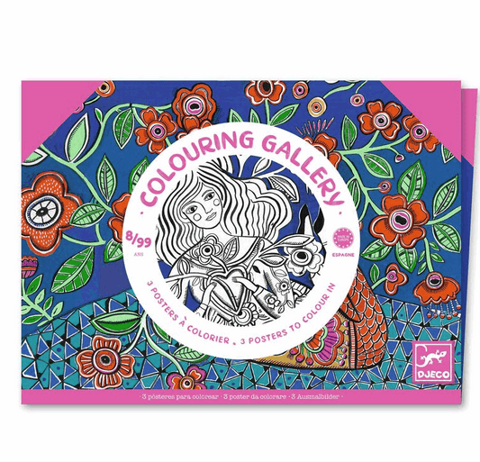 Djeco Colour Gallery Blooms Art & Craft