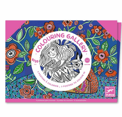 Djeco Colour Gallery Blooms Art & Craft