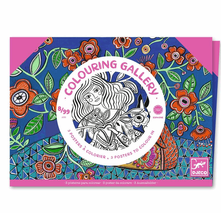 Djeco Colour Gallery Blooms Art & Craft