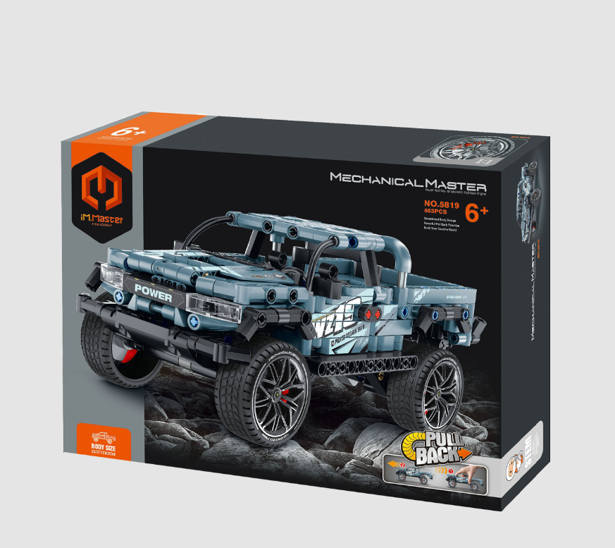 iM. Master Pickup Truck Pullback 463pc 5819