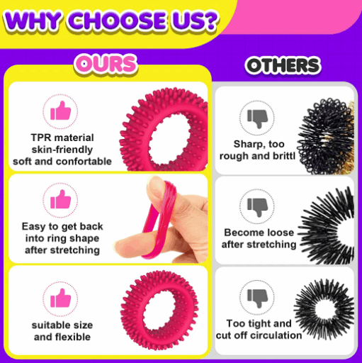 Silicone Textured Sensory Ring (Single) sensory needs