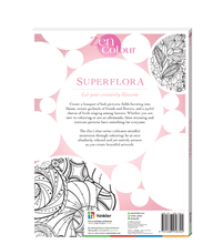 Load image into Gallery viewer, Zen Colouring Book Superflora
