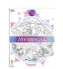 Load image into Gallery viewer, Zen Colouring Book Mythical
