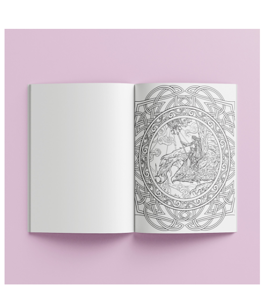 Zen Colouring Book Mythical