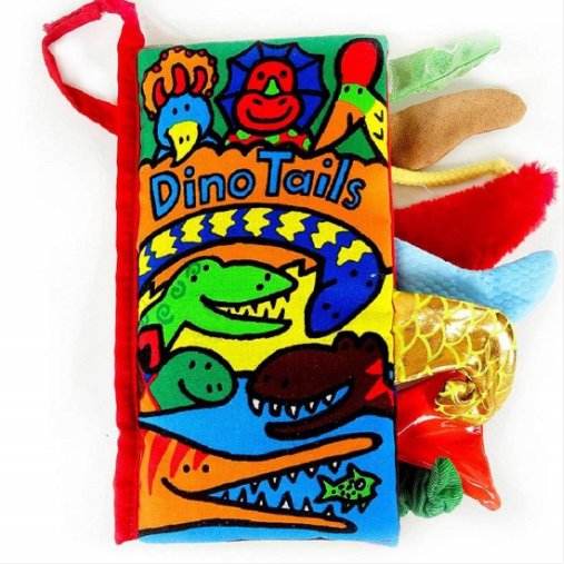 Story TIme Quiet Book Dino Tails Book