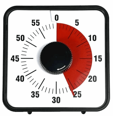 Visual Timer Wall Clock 20cm Visual Timer