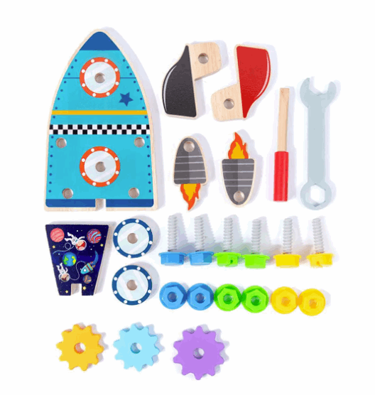 Rocket Construction Board Set construction toys