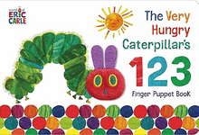 Load image into Gallery viewer, The Very Hungry Caterpillar 123 Finger Puppet Board Book Children&#39;s Book
