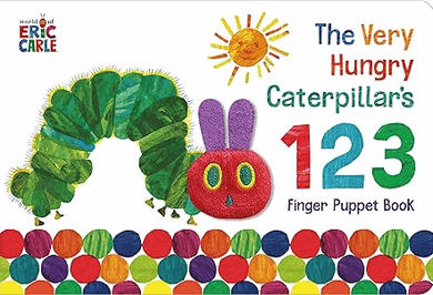 The Very Hungry Caterpillar 123 Finger Puppet Board Book Children's Book