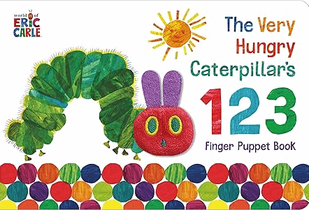 The Very Hungry Caterpillar 123 Finger Puppet Board Book Children's Book
