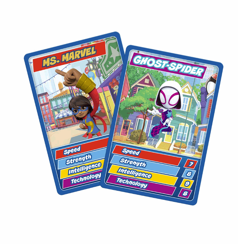 Top Trumps Juniors Marvel Spidey and his Amazing Friends card games