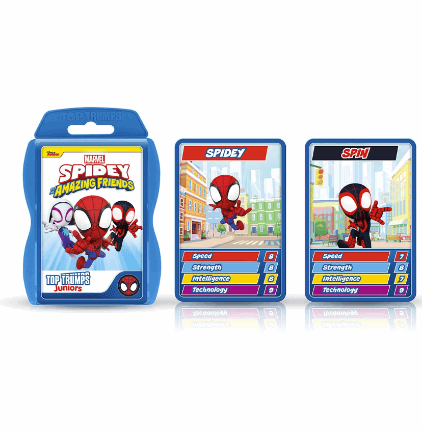 Top Trumps Juniors Marvel Spidey and his Amazing Friends card games