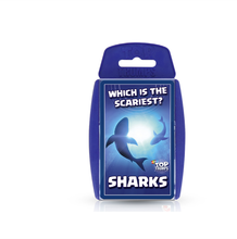 Load image into Gallery viewer, Top Trumps Sharks card games
