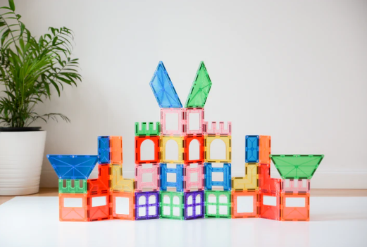 MAGBLOX Magnetic Tile 36pc Accessories Set Construction