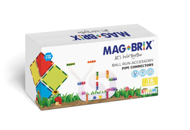 MAGBLOX Magbrix 16pc Pipe Connector Pack Construction