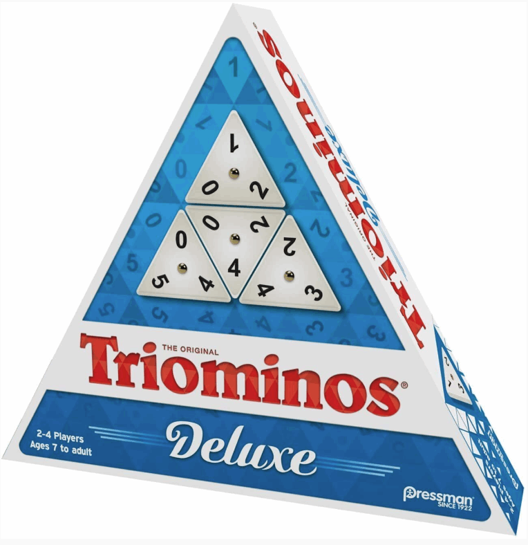 Pressman Deluxe Tri-ominos dominos game