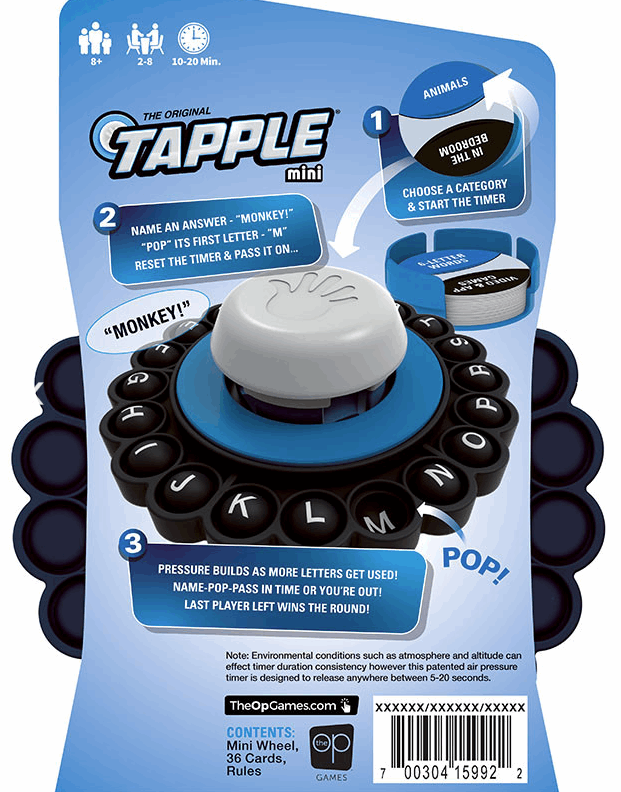 Tapple Mini Board Game