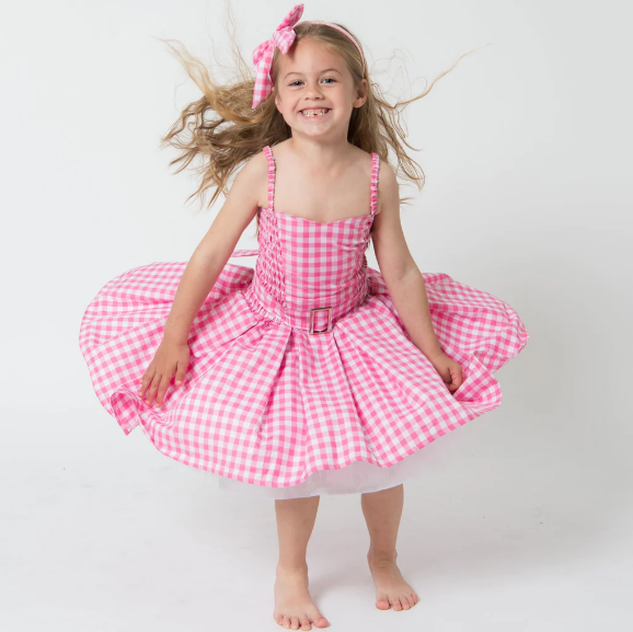 Dress Up Barbie Movie Dress & Headband Set Costume
