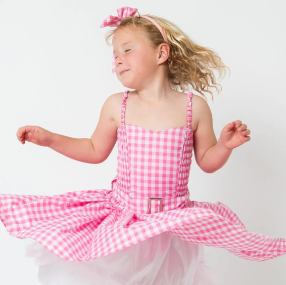 Dress Up Barbie Movie Dress & Headband Set Costume