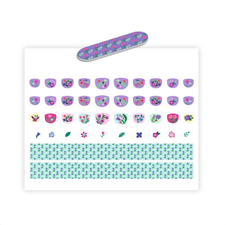 Djeco Petit Flowers Nail Stickers 120pc