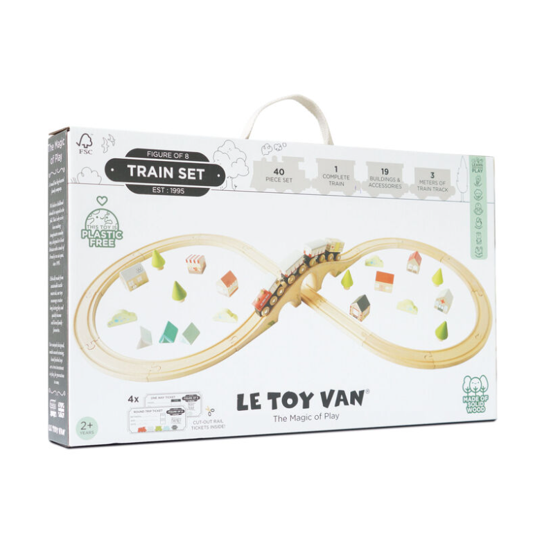 Le Toy Van Figure of Eight Train Set 49pc