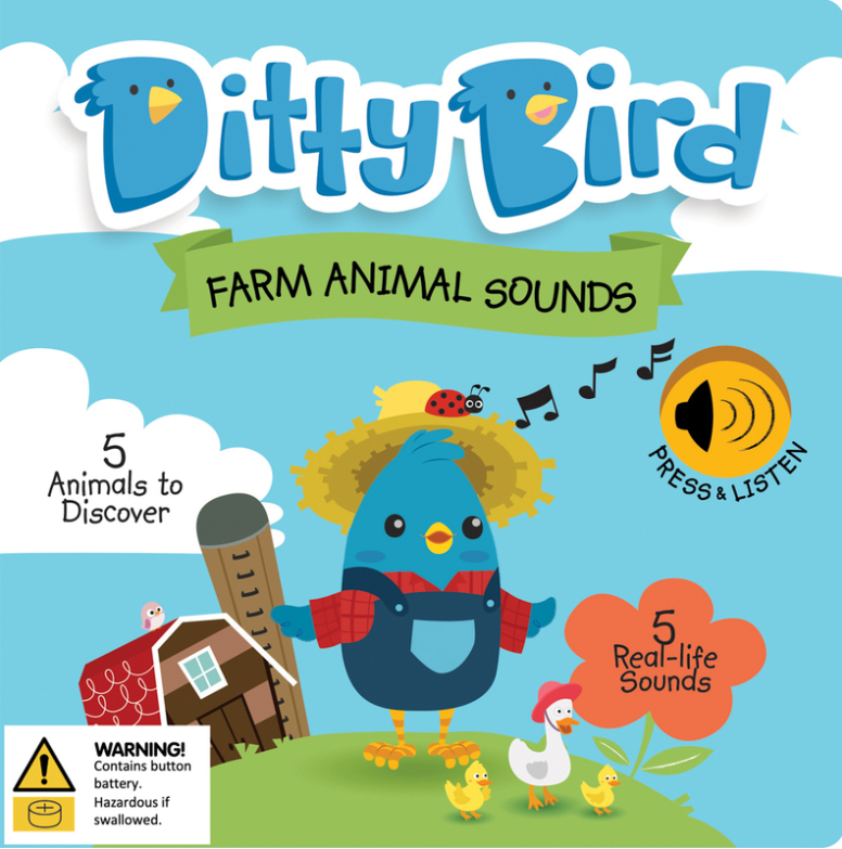 Ditty Bird Book - Farm Animal Sounds