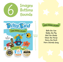 Load image into Gallery viewer, Ditty Bird Book - Farm Animal Sounds

