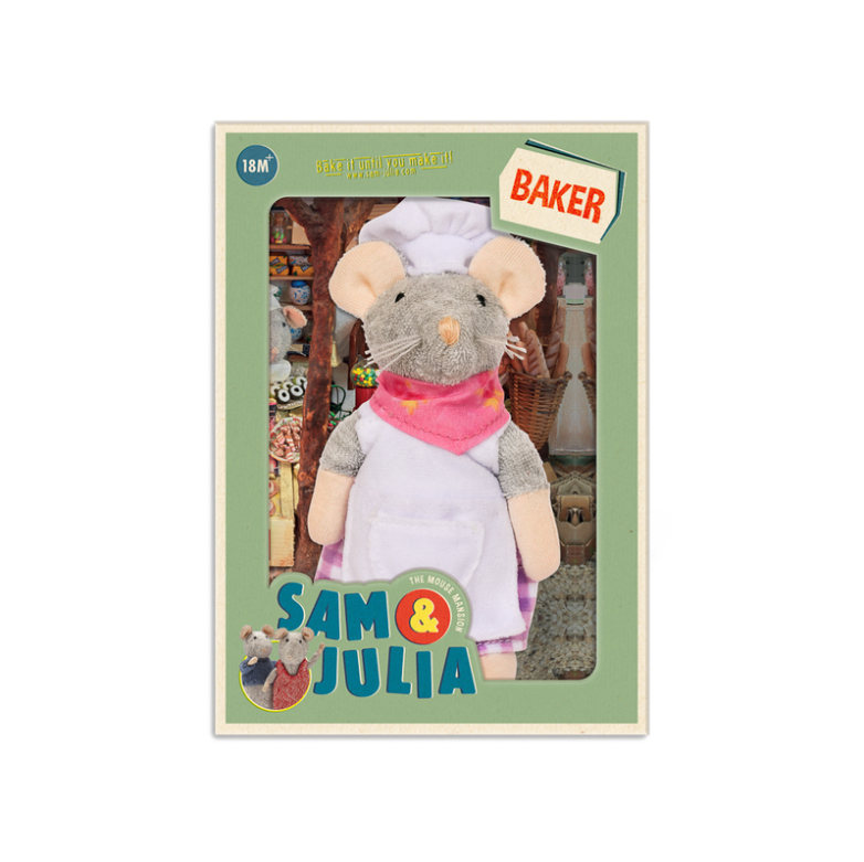 Sam & Julia Plush Baker Mouse