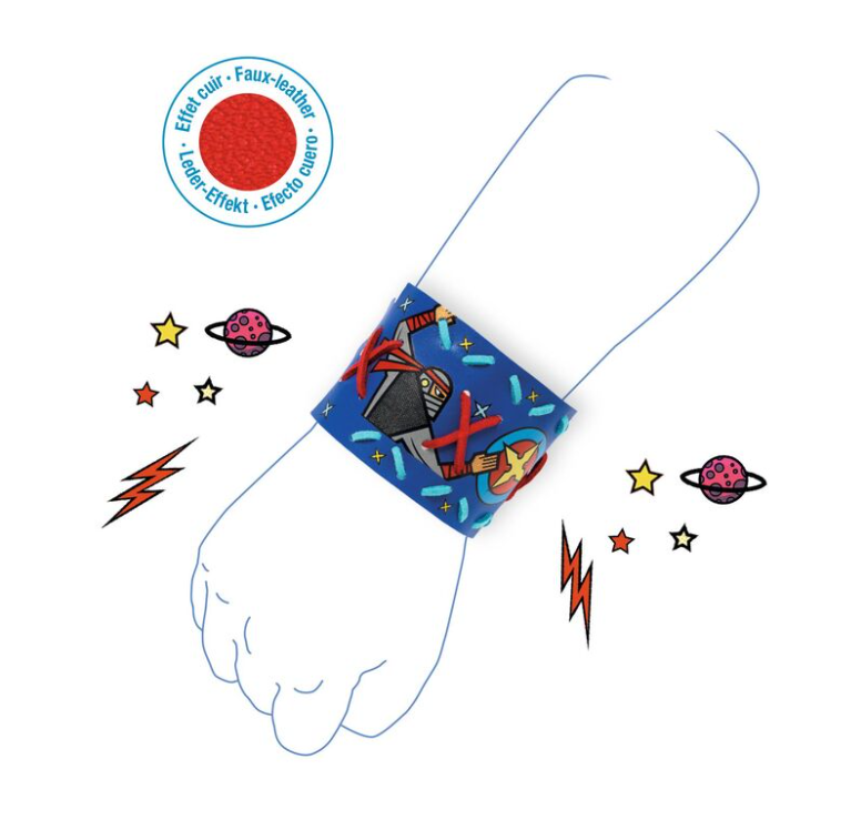 Djeco DIY Super Power Bracelets Art & Craft Kits