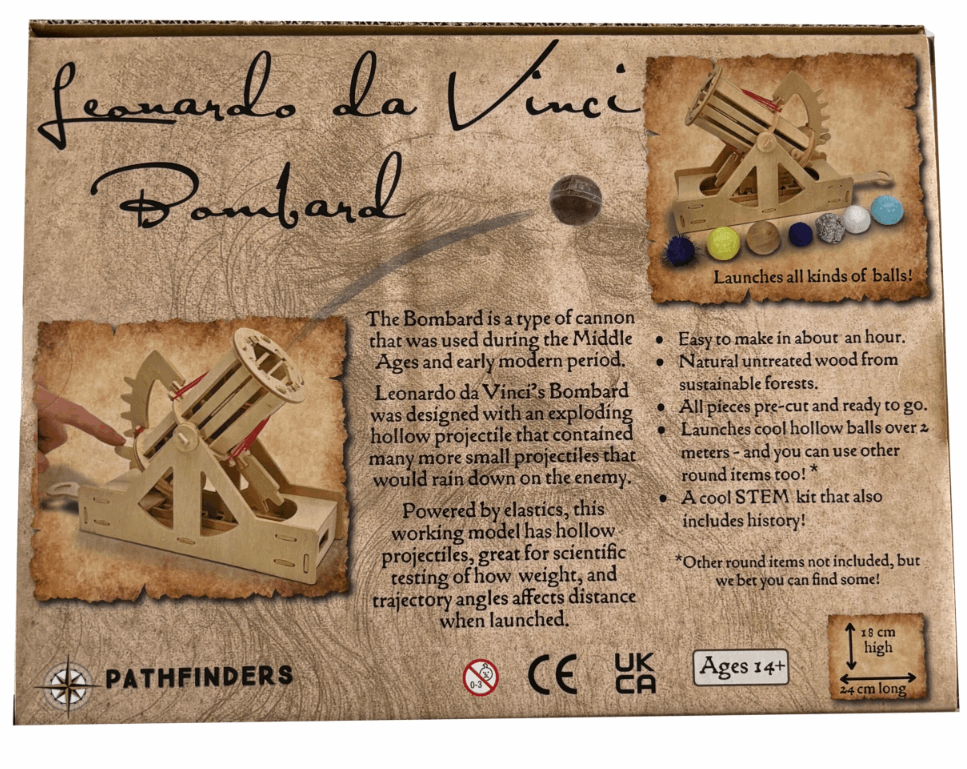 Pathfinders Da Vinci Bombard Construction Toy