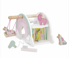 Load image into Gallery viewer, Janod Unicorn Play House Social Play
