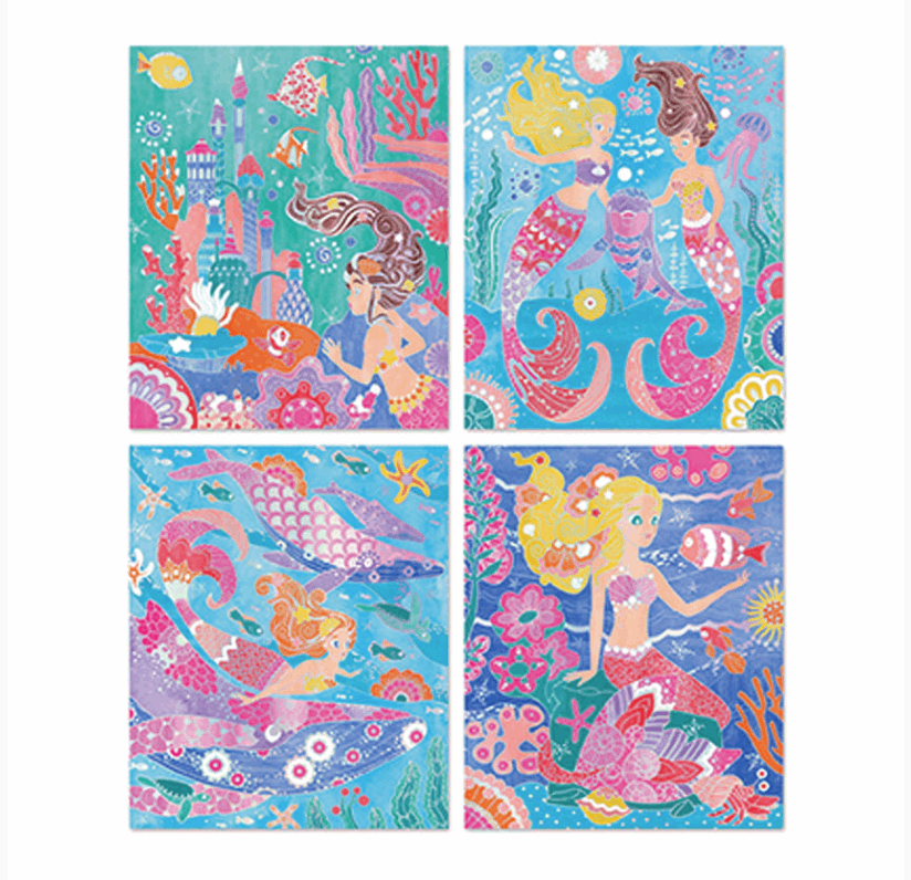 Janod Magic Ocean Watercolour Painting Set Art & Craft Kits