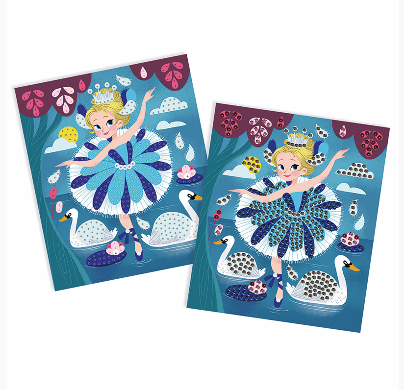 Janod Sequin Ballerina Art & Craft Kits