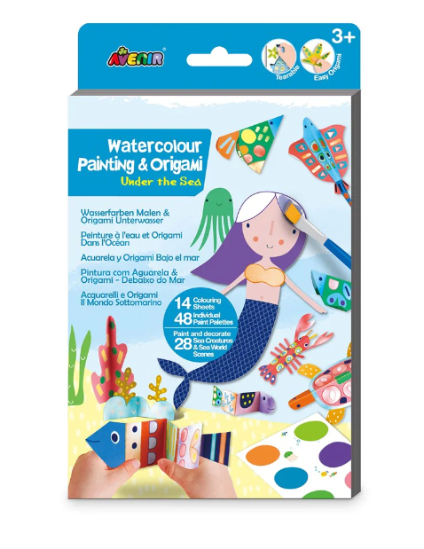Avenir WaterColour Paint & Origami Under The Sea Art & Craft Kits